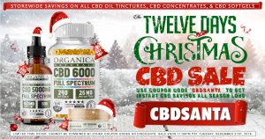 CBD Christmas Sale - Free Bottles Plus Save 30% - CBDSANTA