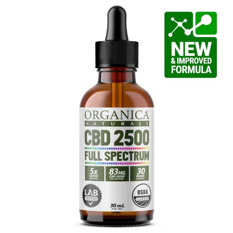 2500mg Full Spectrum Cbd Oil Super Concentrated 83 Milligrams Cannabidiol Per Dose 6804